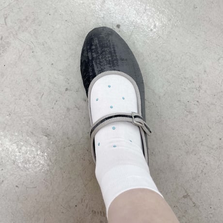 2e CHESTS×MARCOMONDE_STONE SHORT socks (Green,Pink,White)