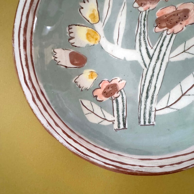 Celia Wood_DINNER PLATES (blue,misty green) | 2