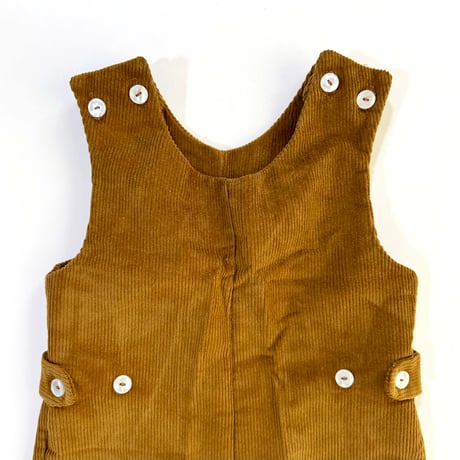 70s corduroy overalls (Blue,Brown) / 4years