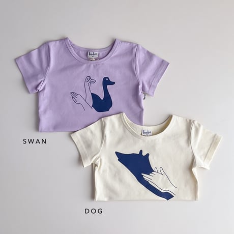 Ba*Ba kidswear_ T-Shirt (DOG/SWAN) / 104cm