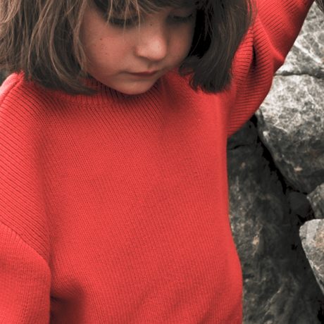 SUNNA STUDIOS KIDS_Sol Sweater (Red/Blue Multi) / 1-2,5-6years