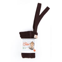 SILLY Silas Teddy Warmy Footless Collection_Chocolate Brown
