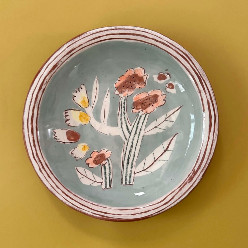 Celia Wood_DINNER PLATES (blue,misty green) | 2