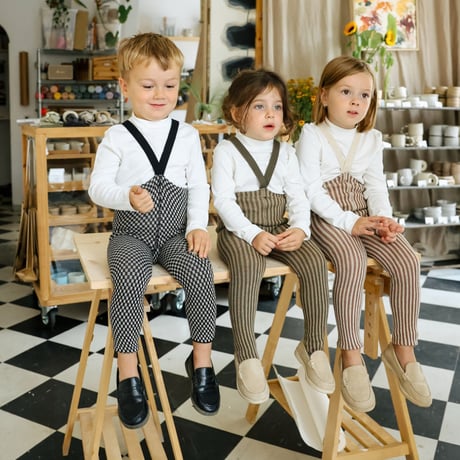 SILLY Silas Footless Collection_Granola×Cream Striped