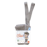 SILLY Silas Granny Teddy Warmy Tights Collection_Oyster Grey