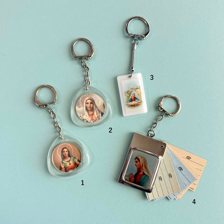 the Virgin Mary key chain