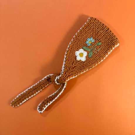 RKO_Floral Headband (BEIGE) / 3-5years