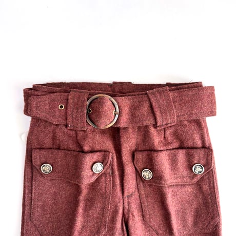 70s flare pants (dead stock) / 4years