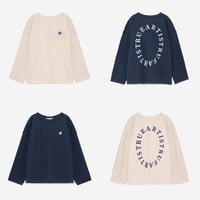 TRUE ARTIST_T-shirt (Navy Blue,Ivory) /  4-5,8-9years