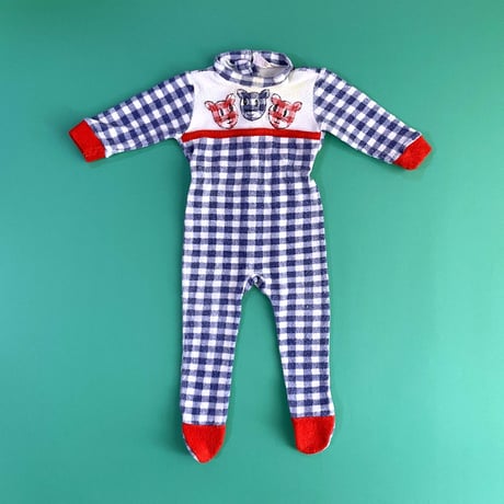 plaid romper / 74cm