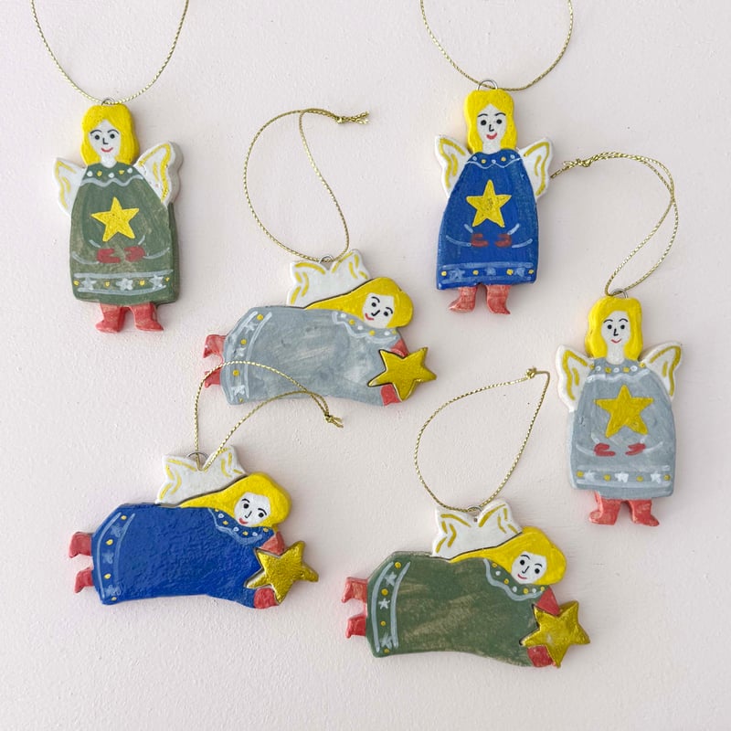 Canako Inoue_陶器オーナメント (天使) | 2e CHESTS