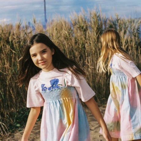 TRUE ARTIST_Iridescent Clouds Dress / 4-5,6-7years