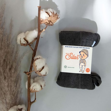 SILLY Silas Roomy Footless Collection_Dark Grey Blend