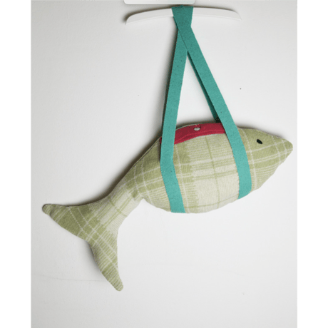 LIGNE NOIRE ENFANTS_ FISH BAG (Gold Beige/Water)