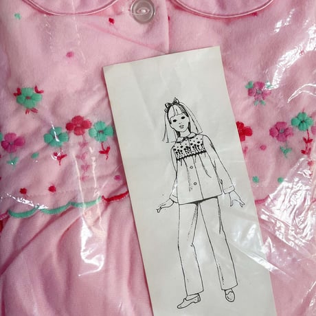 70s pajama set (dead stock) / 12years