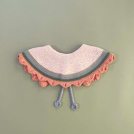 RKO_Cotton Collar (Peach,Grey) / 3-5,6-7years