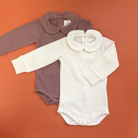 Vild-House of Little_COLLARED BODYSUIT (NATURAL PINK) / 3-6months