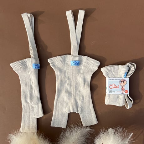 SILLY Silas Shorty Tights Collection_Cream Blend