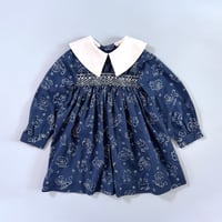 70s smocking dress / 2-3years