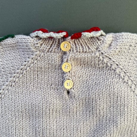 RKO_Cherry Sweater (GREY/NAVY) / 1-2,3-4,5-6years