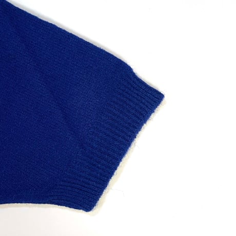 70s turtle neck knitting tops (dead stock) _BLUE / 6years