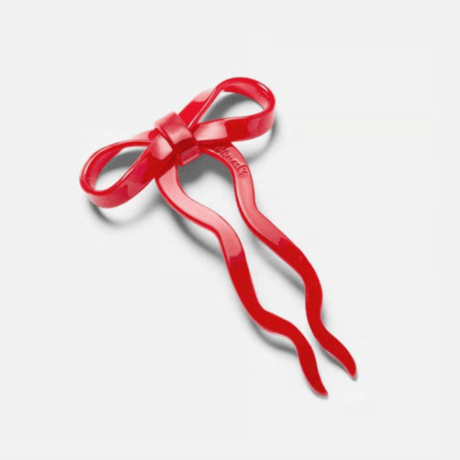 CHUNKS_Bow Hairpin (Cherry)