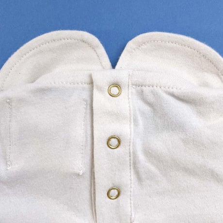 Vild-House of Little_COLLARED BODYSUIT (NATURAL ECRU/NATURAL PINK) / 3-6,9-12months
