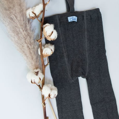 SILLY Silas Roomy Footless Collection_Dark Grey Blend