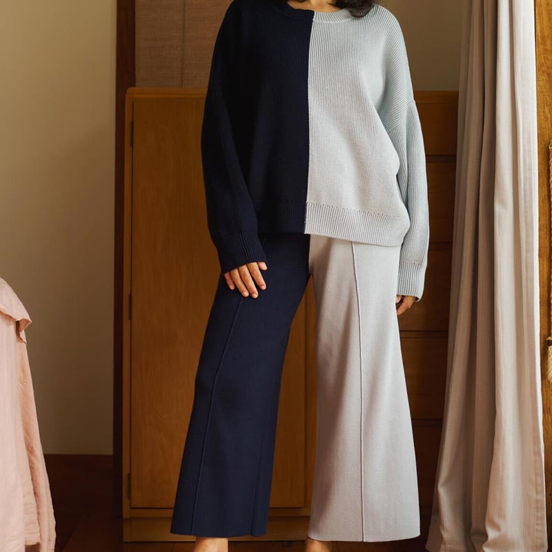 SUNNA STUDIOS LADYS_Celeste Pants (Blue Multi)