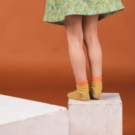 Ba*Ba kidswear_Short Socks (FLOWER) / 16~18cm
