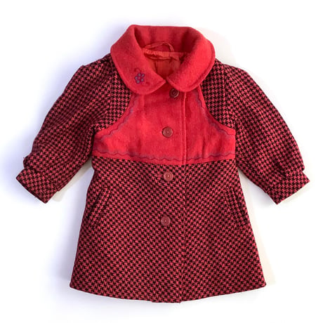 houndstooth check coat
