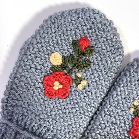 RKO_Mittens (GREY/GREEN/RED) / 1-2,3-4,5-6years