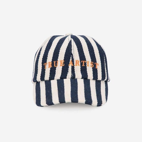 TRUE ARTIST_Cap (Yellow Stripes,Navy Blue Stripes) / 54,58cm