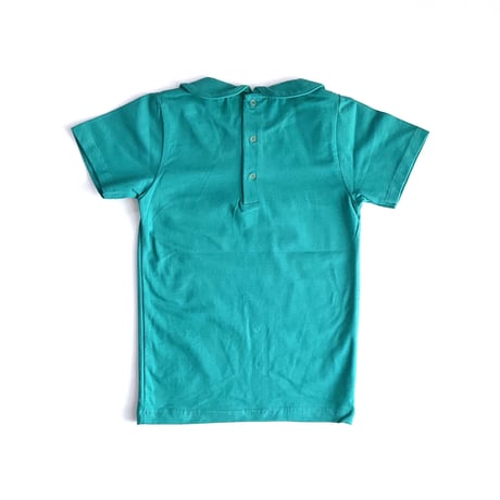 Vild-House of Little_COLLARED SHIRT (EMERALD GREEN/NAVY BLUE) / 3-4,5-6years