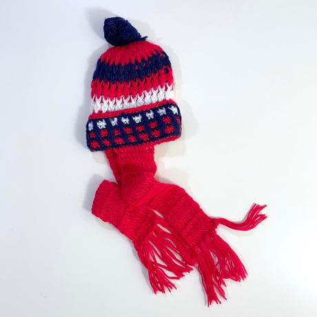 70s knitting hat (dead stock)