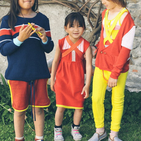 LIGNE NOIRE ENFANTS_ RELAX LEGGING (Yellow/Grey Melange) / 4years