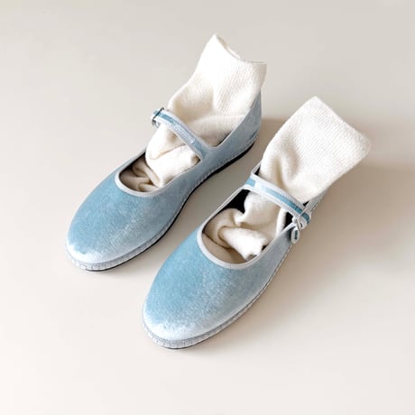 2e CHESTS×MARCOMONDE_MOLE FUR TABI socks (Ivory,Beige,Charcoal)