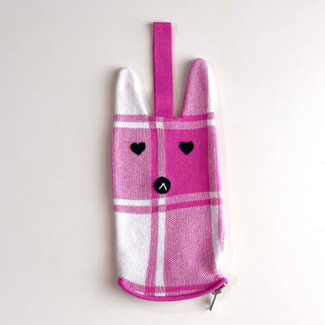 LIGNE NOIRE E. _ RABBIT BAG (PINK)