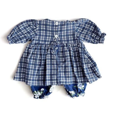 rose  plaid dress