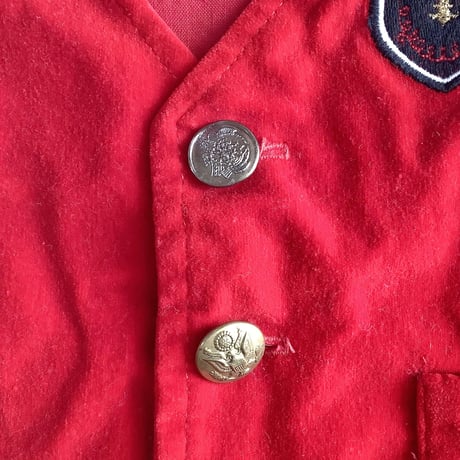 red velvet vest (dead stock) / 12month
