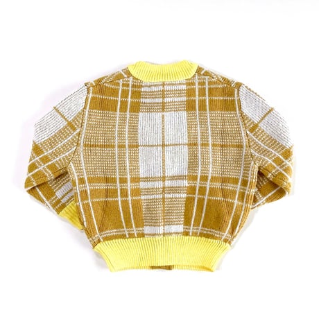 LIGNE NOIRE ENFANTS_ TARTAN JACKET (Fuxia/Gold Beige) / 2years