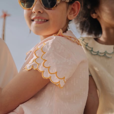 BALC_ADÈLE BLOUSE(PINK,WHITE) / 6years