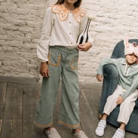 BALC_Pants (SAUGE&ORANGE) / 6years