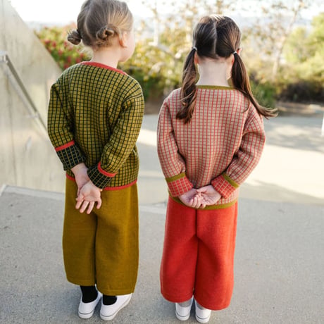 NAMUUU_CROSSNECK OVERALLS (Camel/Poppy Red/Olive) / 4years