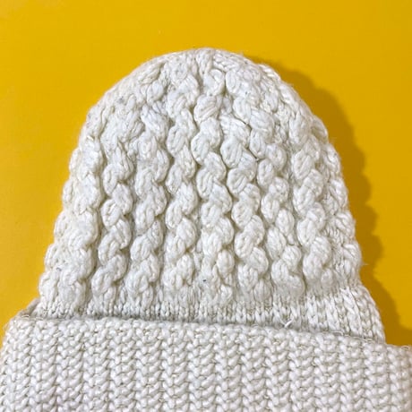 70s knitting hat