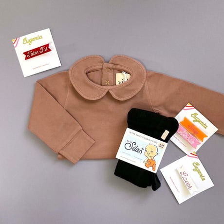Vild-House of Little_COLLARED BODYSUIT (NATURAL PINK) / 3-6months