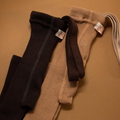 SILLY Silas Wooly Warmy Footless Collection_Espresso