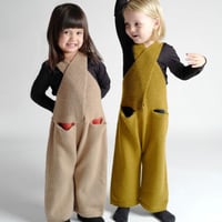 NAMUUU_CROSSNECK OVERALLS (Camel/Poppy Red/Olive) / 4years