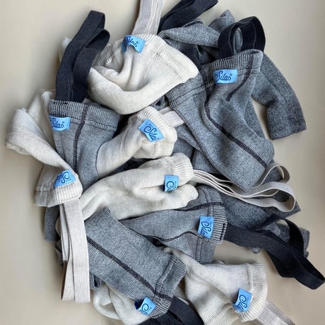 SILLY Silas Wooly Warmy Footless Collection_Granite Grey