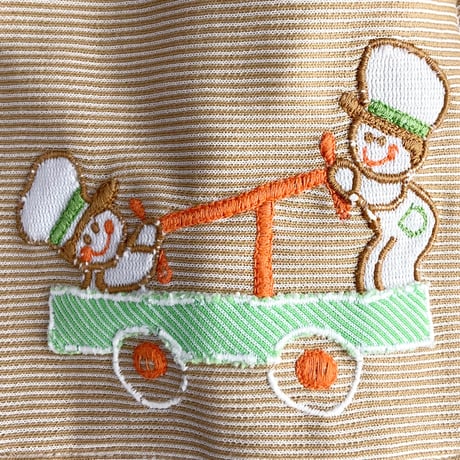 70s boy&girl overalls